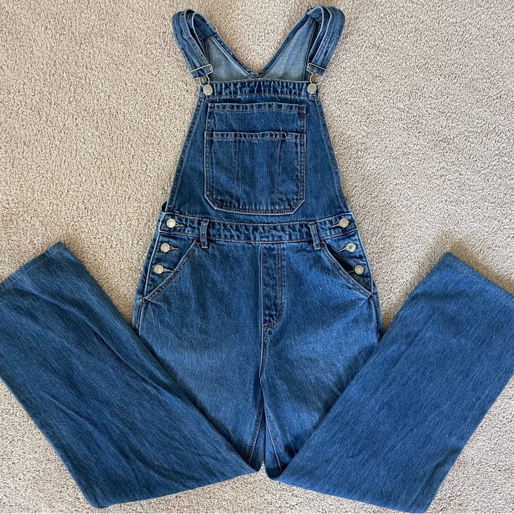 Stradivarius Women’s Classic Blue Denim Overall